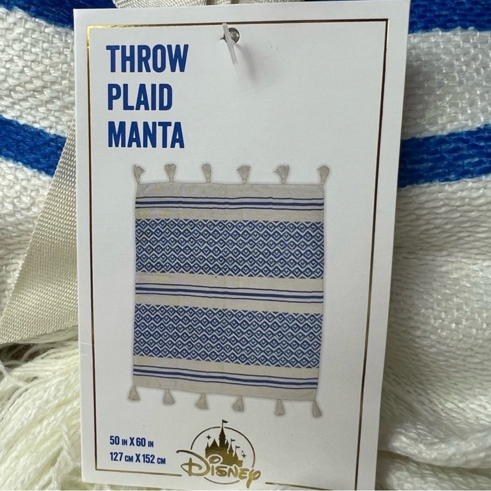 Disney plaid manta